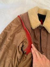 Load image into Gallery viewer, 1980s Massimo Osti x CP Company Shearling Collar Military Jacket with Removable Sleeves - Size XL