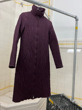 Load image into Gallery viewer, 2000s Mandarina Duck Wrinkled Contemporary Long Coat - Size S