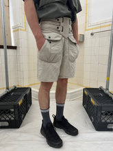 Load image into Gallery viewer, 1980s Marithe Francois Girbaud x Closed Padded Cargo Shorts with Crotch Detailing - Size S