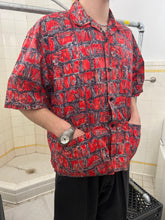 Load image into Gallery viewer, 1980s Katharine Hamnett Red Brick Graphic Shirt - Size M