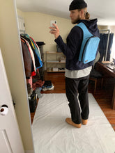 Load image into Gallery viewer, 2000s Mandarina Duck Panelled Cotton Zip Hoodie - Size L
