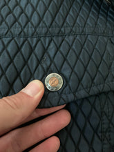 Load image into Gallery viewer, 1990s Dexter Wong Textured Synthetic Cropped Trucker Jacket - Size L
