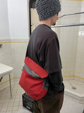 Load image into Gallery viewer, Late 1990s Mandarina Duck Small Red 'Basis' Messenger Bag - Size OS