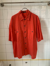 Load image into Gallery viewer, ss1995 Issey Miyake Burnt Orange Light Cotton Boxy Oversized Shirt - Size L