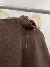 Load image into Gallery viewer, 1990s Katharine Hamnett Brown Textured Quarter Zip - Size M
