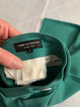 Load image into Gallery viewer, 1990s CDGH+ Wide Teal Workpants with Off Center Zipper Gimmick - Size L