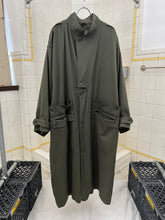 Load image into Gallery viewer, 1980s Marithe Francois Girbaud x Closed Lined Trench Coat with Buttoned Flap Pockets - Size L