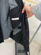 Load image into Gallery viewer, Late 1990s Mandarina Duck Thick Wool M65 Jacket with Black Nylon Hood - Size L