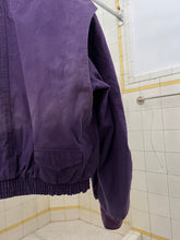 Load image into Gallery viewer, 1980s Katharine Hamnett Purple Cargo Bomber - Size OS