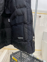 Load image into Gallery viewer, Late 1990s Mandarina Duck Black Hooded Down Parachute Parka - Size L