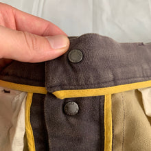 Load image into Gallery viewer, 2000s Mandarina Duck Moleskin Articulated Knee Dart and Slit Pants - Size L