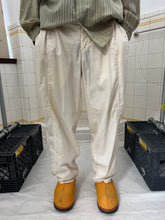 Load image into Gallery viewer, 1980s Marithe Francois Girbaud Massive White Pleated Paneled Baggy Trousers - Size L