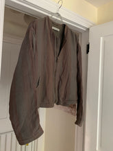 Load image into Gallery viewer, 1990s Armani Cropped Linen Collarless Swing Jacket - Size XL