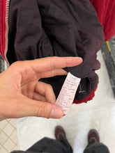Load image into Gallery viewer, 1980s Armani Heavy Red Cotton Cropped Bomber with Black Contrast Trim Detailing - Size XL