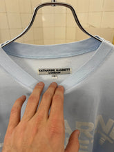 Load image into Gallery viewer, 1990s Katharine Hamnett Baby Blue Logo Tee - Size XL