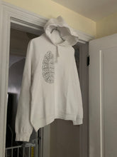 Load image into Gallery viewer, 2001 Bernhard Willhelm Lung Embroidered White Hoodie - Size M