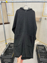 Load image into Gallery viewer, Late 1990s Mandarina Duck Hooded Wool Long Coat - Size XL