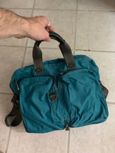 Load image into Gallery viewer, 2000s Issey Miyake Teal Nylon Transformable Bag - Size OS