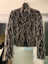 Load image into Gallery viewer, 1990s Dexter Wong Cropped Furry Monster Jacket - Size M