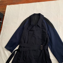 Load image into Gallery viewer, ss1998 Yohji Yamamoto Oversize Jersey and Gabardine Trench Coat - Size OS
