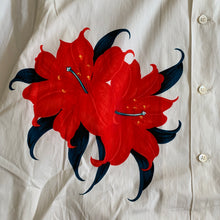 Load image into Gallery viewer, ss1987 Yohji Yamamoto Red Lilly Shirt - Size OS
