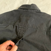 Load image into Gallery viewer, 1980s Katharine Hamnett Black Soft Cotton Oversized Military Shirt - Size XL