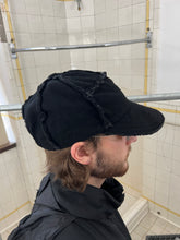 Load image into Gallery viewer, 2003 CDGH+ Raw Layered Paneled Cap Black / Black - Size OS