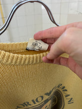 Load image into Gallery viewer, 1980s Armani Faded Yellow Panda Graphic Sweater - Size M