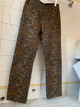 Load image into Gallery viewer, 2000s Vintage APC "Platanenmuster" Camo Brushed Cotton Trousers - Size S