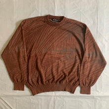 Load image into Gallery viewer, aw1992 Issey Miyake Maroon Graphic Crewneck - Size L