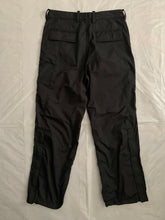 Load image into Gallery viewer, ss2007 Issey Miyake Textured Nylon Tactical Black Pants - Size L