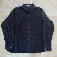 Load image into Gallery viewer, aw1994 Issey Miyake Soft Faded Navy Shirt - Size M