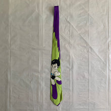 Load image into Gallery viewer, 2000s Yohji Yamamoto Purple and Green Astro Boy Necktie - Size OS