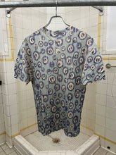 Load image into Gallery viewer, ss2000 Issey Miyake x Takashi Murakami Blue Jellyfish Eyes Printed Jersey - Size S