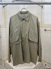 Load image into Gallery viewer, 1980s Marithe Francois Girbaud Multi Stripe Layered Pocket Shirt - Size L