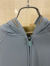 Load image into Gallery viewer, Late 1990s Mandarina Duck Contemporary Baby Blue Zip-up Hoodie - Size S