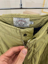 Load image into Gallery viewer, 1990s Armani Textured Iridescent Yellow Nylon Snow Pants - Size M