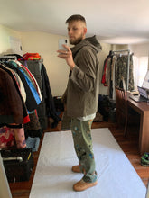 Load image into Gallery viewer, aw2004 Issey Miyake Khaki Green Hooded Technical Jacket - Size L