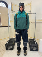 Load image into Gallery viewer, 2000s Final Home Teal Crewneck Sweater with Ripstop Monk Hood - Size M