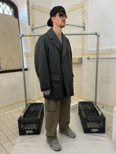 Load image into Gallery viewer, Late 1990s Mandarina Duck Rubberized Cuff and Hem Peacoat - Size L