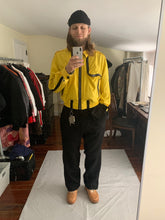 Load image into Gallery viewer, ss1993 Issey Miyake Yellow Nylon Tactical Zipper Blouson - Size L