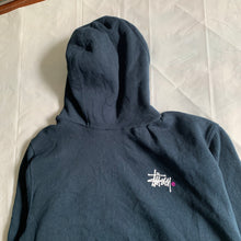 Load image into Gallery viewer, Kiko Kostadinov x Stussy Prototype Flip Body Reconstructed Navy Hoodie - Size XL