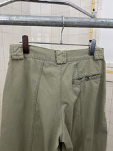 Load image into Gallery viewer, 1980s Marithe Francois Girbaud Beige Patch Pocket Paneled Trousers with Adjustable Synch Hem Detail - Size S