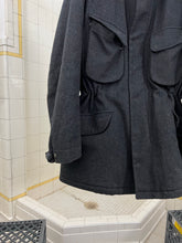 Load image into Gallery viewer, Late 1990s Mandarina Duck Thick Wool M65 Jacket with Black Nylon Hood - Size L