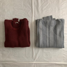 Load image into Gallery viewer, 1990s Armani Grey Paneled Mohair Sweater - Size XL