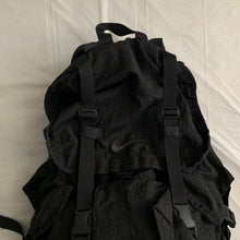Load image into Gallery viewer, 1990s Vintage Nike Black Nylon Parachute Backpack - Size OS