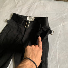 Load image into Gallery viewer, ss2002 General Research Cotton Satin Bondage Pants with Zippers - Size S