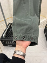 Load image into Gallery viewer, 1980s Marithe Francois Girbaud Green Patch Pocket Paneled Trousers with Adjustable Synch Hem Detail - Size M