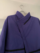 Load image into Gallery viewer, 1990s Armani Cropped Purple Wrap Jacket - Size L