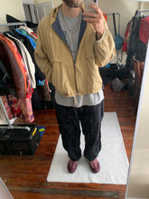 Load image into Gallery viewer, 1990s Armani Faded Yellow Paneled Hooded Work Jacket  - Size XL